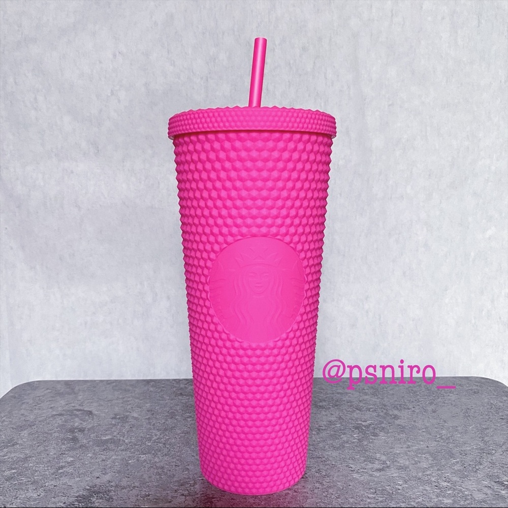 Starbucks Barbie Pink Studded Tumbler
